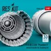 RESKIT RSU48-0466 F-4 (B, C, D, N) Phantom II exhaust nozzles for Academy kit (3D Printed) (1/48)